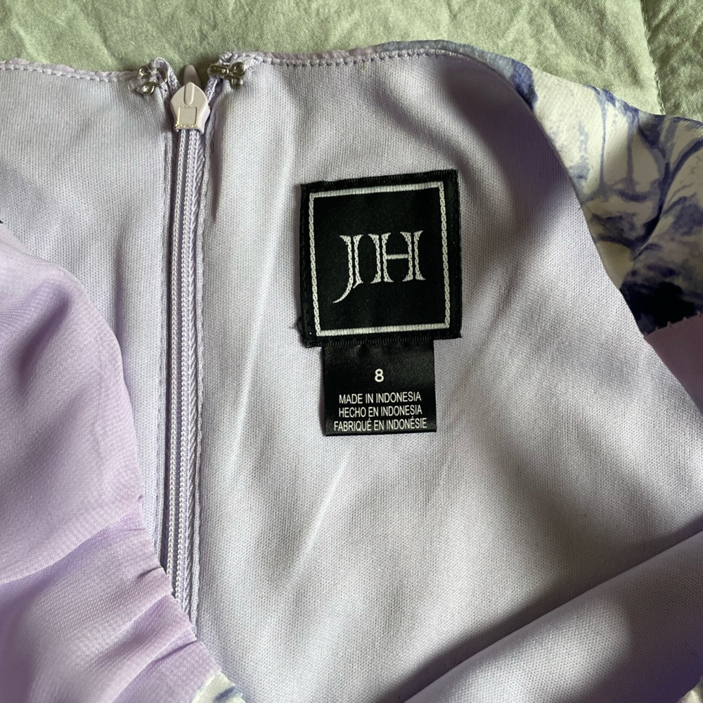 JH sleeveless purple flower maxi dress - Picture 8 of 9